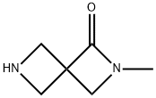 2,6-Diazaspiro[3.3]heptan-1-one, 2-methyl- 结构式