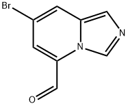 Imidazo[1,5-a]pyridine-5-carboxaldehyde, 7-bromo- 结构式