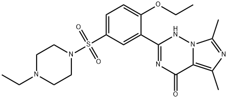 7-Despropyl 7-Methyl Vardenafil 结构式