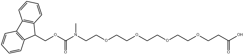 1-(9H-Fluoren-9-yl)-4-methyl-3-oxo-2,7,10,13,16-pentaoxa-4-azanonadecan-19-oicacid