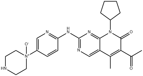 Palbociclib Impurity N-Oxide 结构式