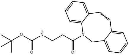 (Z)-tert-butyl (3-(dibenzo[b,f]azocin-5(6H)-yl)-3-oxopropyl)carbamate(WX135259) 结构式