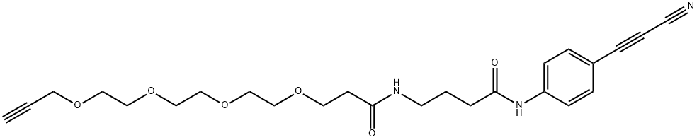 APN-C3-PEG4-ALKYNE 结构式