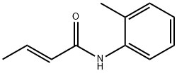 (2E)-N-(2-Methylphenyl)-2-butenamide 结构式