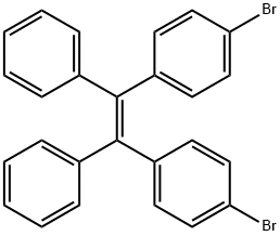 (Z)-1,2-双(4-溴苯基)-1,2-二苯乙烯 结构式