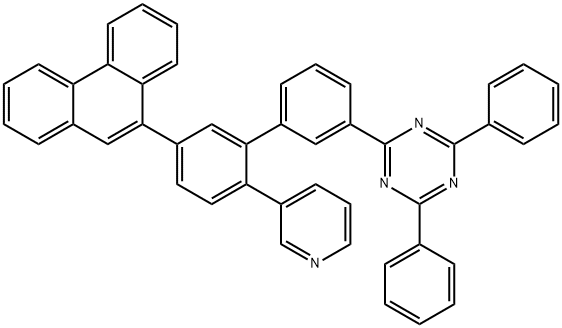 2',1'']terphenyl-3''-yl)-4,6-diphenyl-[1,3,5]triazine 结构式
