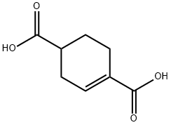 1-Cyclohexene-1,4-dicarboxylic acid 结构式