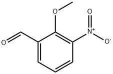 Benzaldehyde, 2-methoxy-3-nitro- 结构式