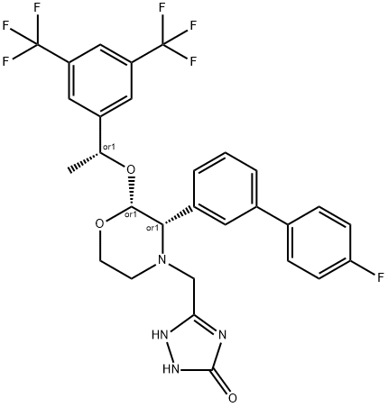 Aprepitant EP Impurity B 结构式