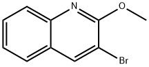 3-溴-2-甲氧基喹啉 结构式