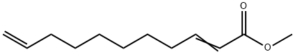 2,10-Undecadienoic acid methyl ester 结构式