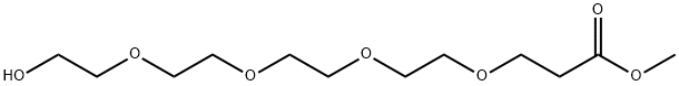 Hydroxy-PEG4-methyl ester 结构式