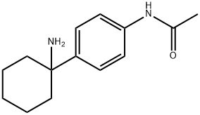 Acetamide,N-[4-(1-aminocyclohexyl)phenyl]- 结构式