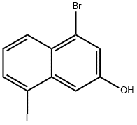 2-Naphthalenol, 4-bromo-8-iodo- 结构式