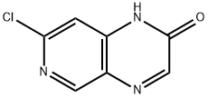 7-氯吡啶并[3,4-B]吡嗪-2(1H)-酮 结构式