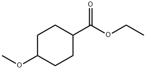 Cyclohexanecarboxylic acid, 4-methoxy-, ethyl ester 结构式