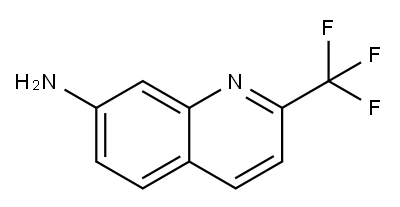2-(三氟甲基)喹啉-7-胺 结构式