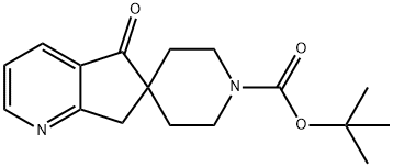 5-氧代-5,7-二氢螺[叔戊基[B]吡啶-6,4'-哌啶] -1'-羧酸叔丁酯 结构式