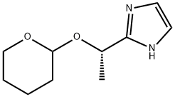 2-((1S)-1-((四氢-2H-吡喃-2-基)氧)乙基)-1H-咪唑 结构式