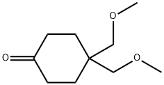 4,4-双(甲氧基甲基)环己酮 结构式
