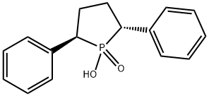 Phospholane, 1-hydroxy-2,5-diphenyl-, 1-oxide, (2R,5R)- 结构式