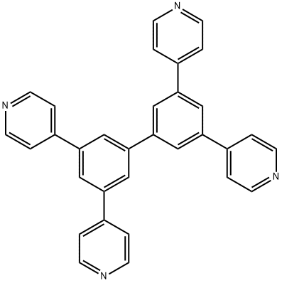 3,3',5,5'-tetra(pyridin-4-yl)-1,1'-biphenyl 结构式