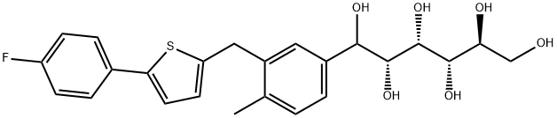 卡格列净杂质10 结构式