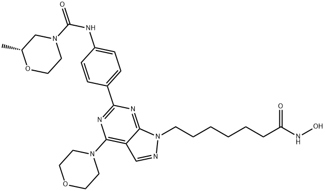 HDACS/MTOR INHIBITOR 1 结构式