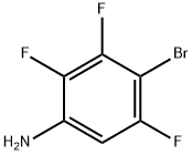 4-溴-2,3,5-三氟苯胺 结构式