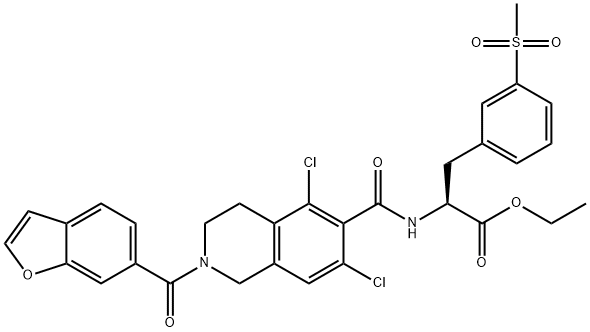 立他司特杂质14 结构式