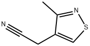 2-(3-甲基异噻唑-4-基)乙腈 结构式