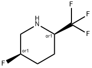 Piperidine, 5-fluoro-2-(trifluoromethyl)-, (2R,5R)-rel- 结构式