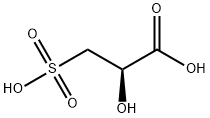 (R)-2-羟基-3-磺基丙酸 结构式