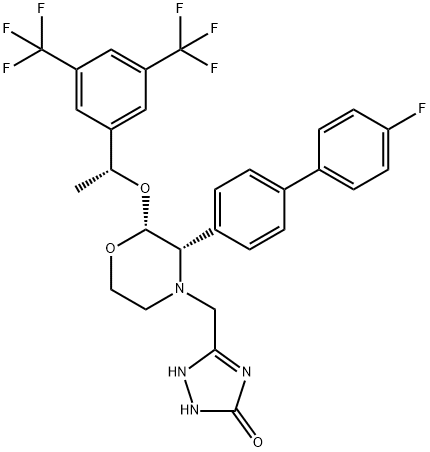 阿瑞匹坦EP杂质C 结构式