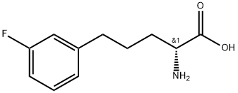 (R)-2-Amino-5-(3-fluorophenyl)pentanoic acid 结构式