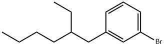 BENZENE, 1-BROMO-3-(2-ETHYLHEXYL)- 结构式