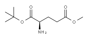 D-Glutamic acid, 1-(1,1-dimethylethyl) 5-methyl ester 结构式