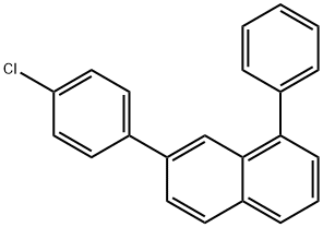 7-(4-氯苯基)-1-苯基萘 结构式