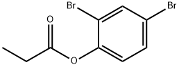 Phenol, 2,4-dibromo-, 1-propanoate 结构式