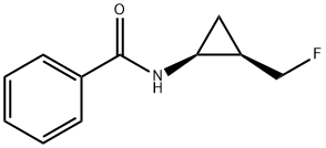 rac-N-[(1R,2S)-2-(fluoromethyl)cyclopropyl]benza
mide 结构式