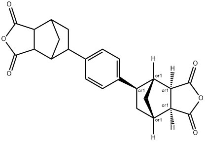 5,5'-(1,4-亚苯基)双[六氢化-, (3AR,4R,5R,7S,7AS)-4,7-甲醇异苯并呋喃-1,3-二酮] 结构式