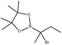 2-Bromo-butan-2-ylboronic acid picol ester 结构式