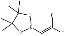 2-(2,2-二氟乙烯基)-4,4,5,5-四甲基-1,3,2-二氧硼杂环戊烷 结构式