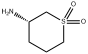 (S)-1,1-DIOXO-HEXAHYDRO-1L6-THIOPYRAN-3-YLAMINE 结构式