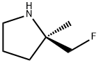 Pyrrolidine, 2-(fluoromethyl)-2-methyl-, (2R)- 结构式