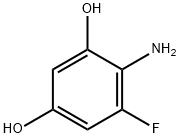 1,3-Benzenediol, 4-amino-5-fluoro- 结构式