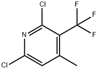 2,6-二氯-4-甲基-3-（三氟甲基）吡啶 结构式