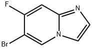 6-溴-7-氟咪唑并[1,2-A]吡啶 结构式
