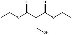 Propanedioic acid, 2-(hydroxymethyl)-, 1,3-diethyl ester 结构式