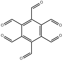 苯-1,2,3,4,5,6-六甲醛 结构式